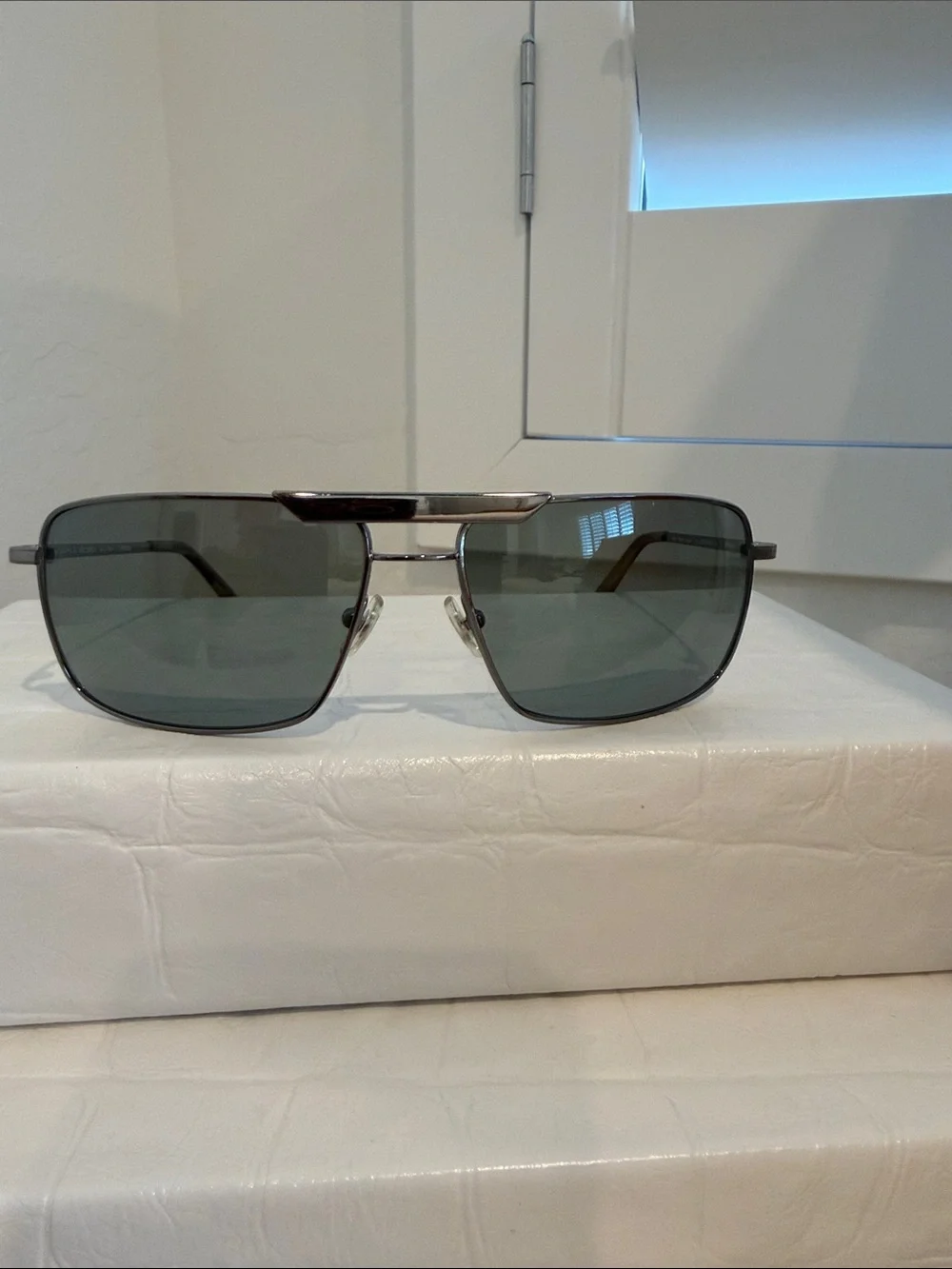 Morgenthal Frederics Japan Titanium Style  Spitfire Aviator/Navigator Sunglasses